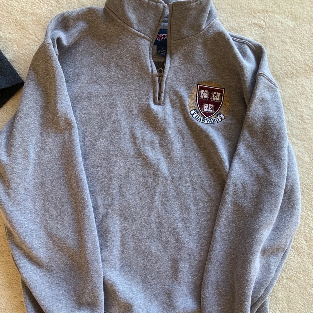 Grey Harvard jacket